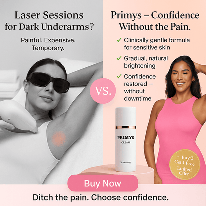 No more hiding — Primys Underarm Cream gives you smooth, even, confident skin.