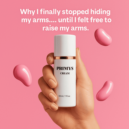 No more hiding — Primys Underarm Cream gives you smooth, even, confident skin.