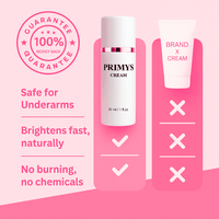 No more hiding — Primys Underarm Cream gives you smooth, even, confident skin.